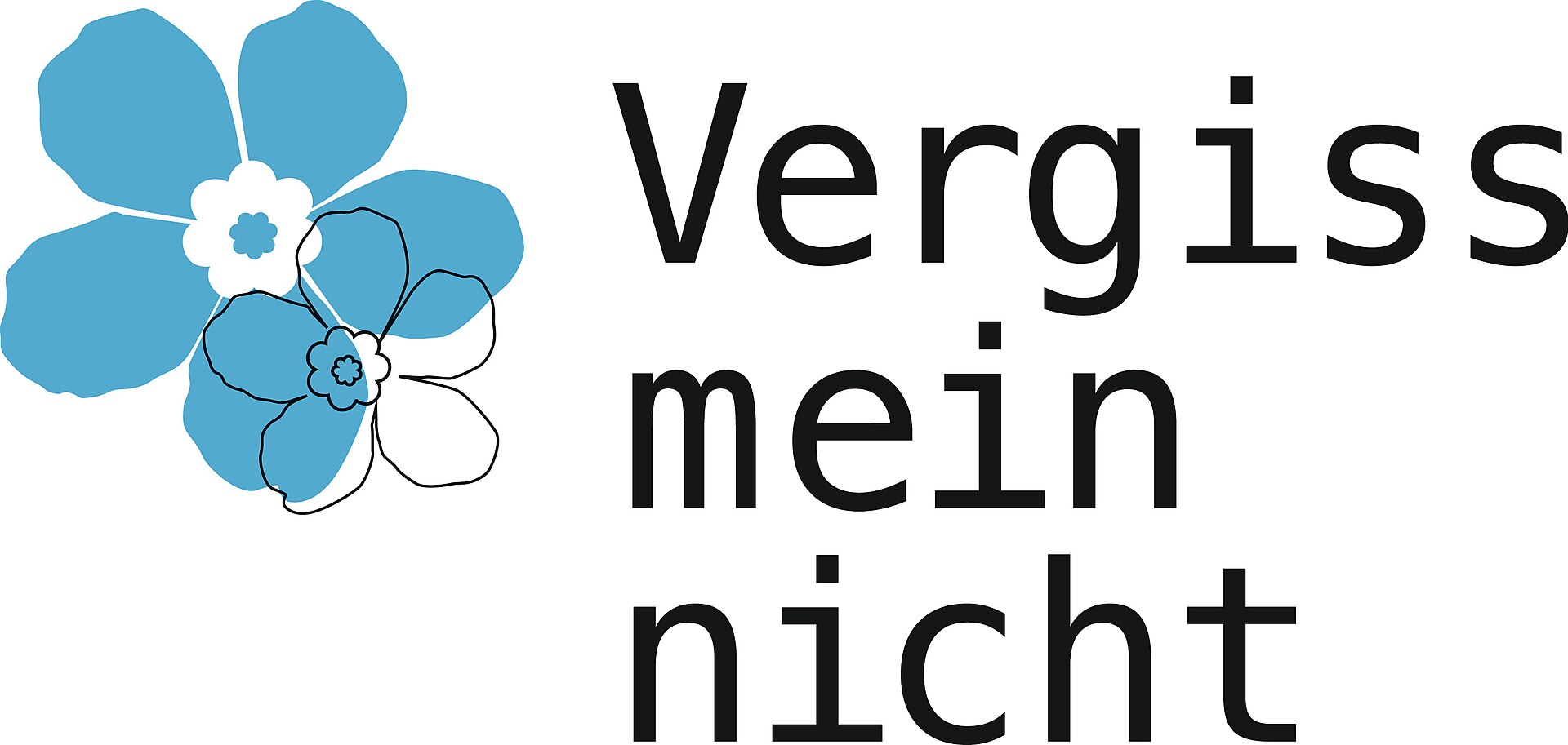 Logo Vergissmeinnicht Logo Vergissmeinnicht